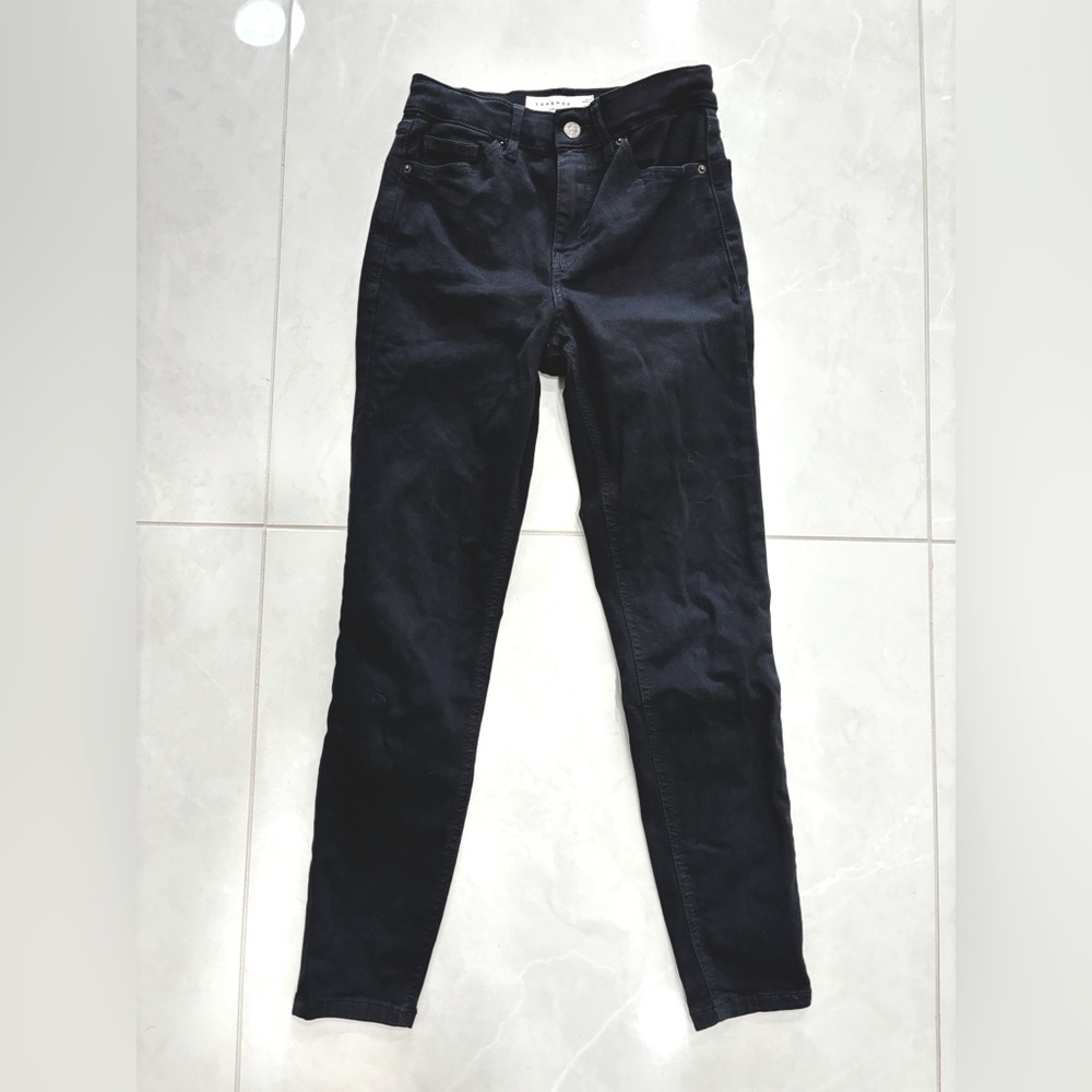 Topshop Jaime cropped Petite size 25, Black